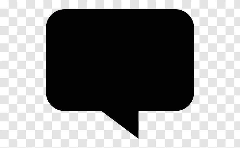 Rectangle Black Creative Commons License - Speech Balloon Transparent PNG