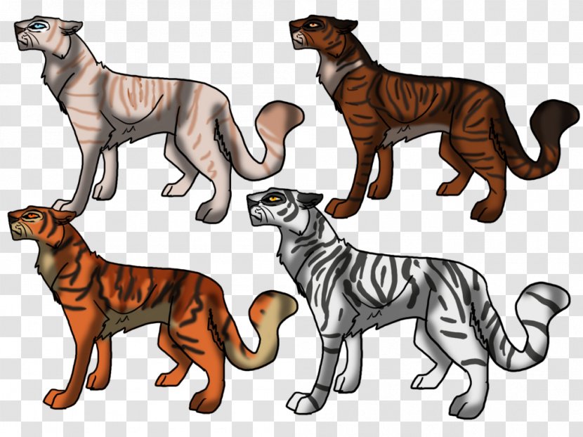 Tiger Cat Lion Dog Breed Wildlife - Cartoon Transparent PNG