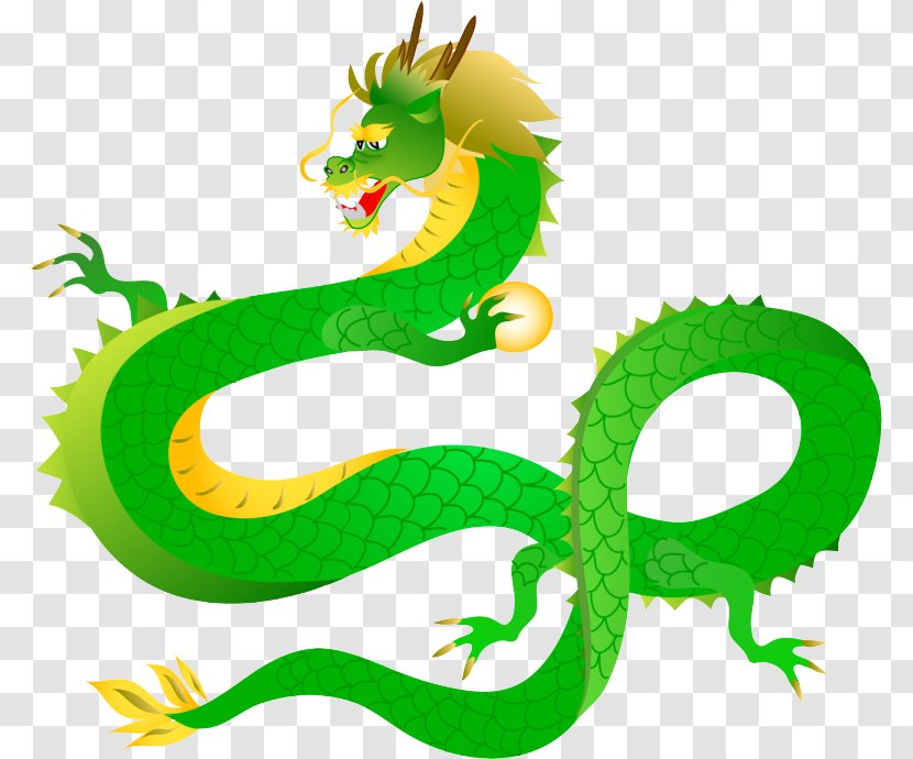 Dragon New Year Card Clip Art - Takeout Transparent PNG
