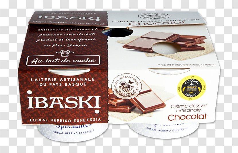 BASTIDARRA Vla Yoghurt Dessert Cow's Milk - Label - Chocolate Transparent PNG