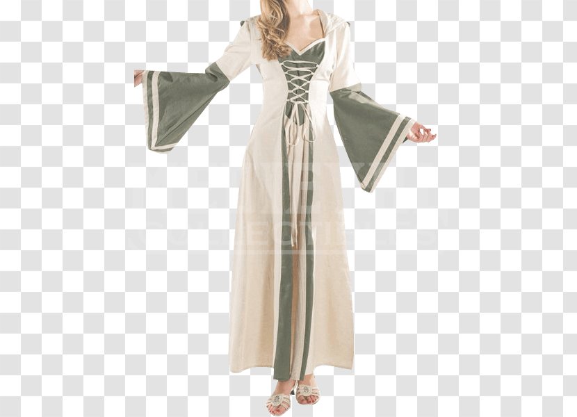 Middle Ages Clothing Dress Robe Serfdom - Lace - Dresses Transparent PNG