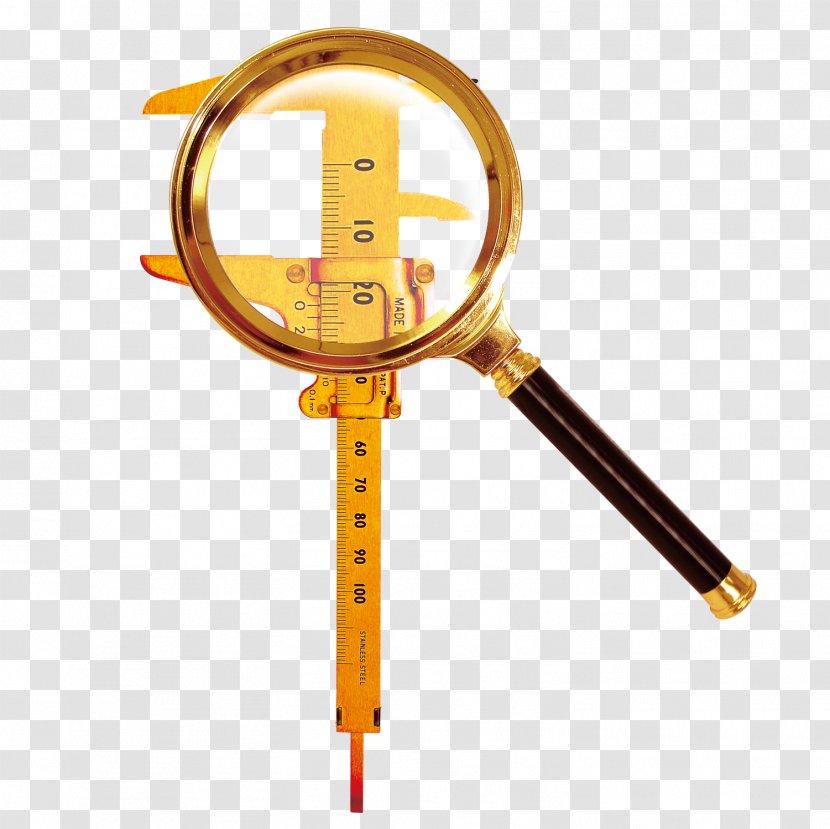 Poster Advertising Business - Magnifying Glass And Ruler Transparent PNG
