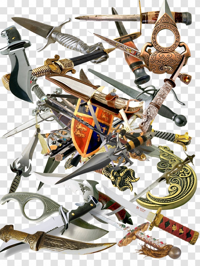 Arma Bianca Weapon Dagger - Japanese Sword - A Bunch Of Swords As You Choose Transparent PNG