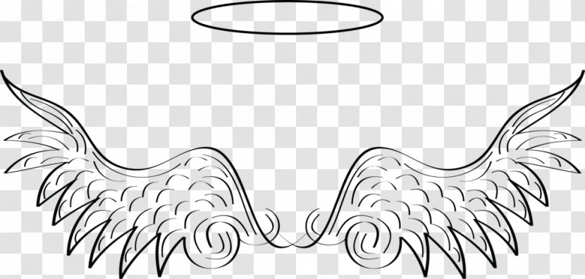 Angel Wing Clip Art - Heart Halo Cliparts Transparent PNG