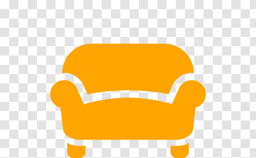 Couch Furniture Living Room - Yellow - Sofa Vector Transparent PNG