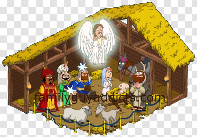 Nativity Scene Christmas Decoration - Family Guy Transparent PNG