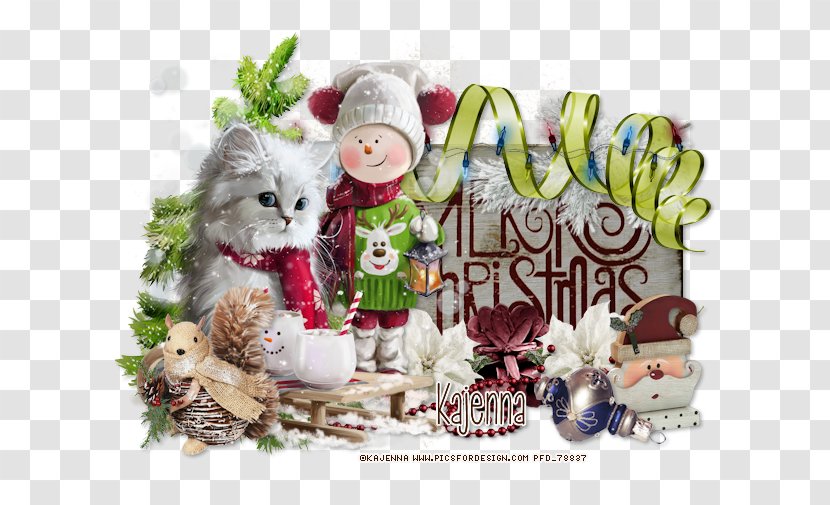 Kitten Food Gift Baskets Christmas Ornament Whiskers - Winter Tutorial Transparent PNG