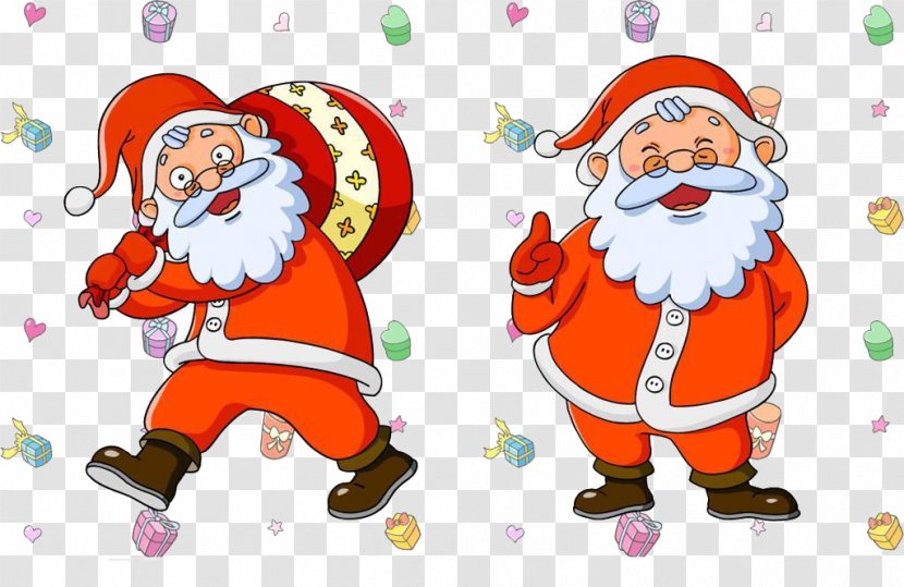 Santa Claus Christmas Tree Child Gift - Holiday Transparent PNG