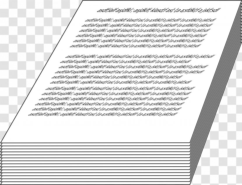 Paper Manuscript Book Clip Art - Sheet Transparent PNG