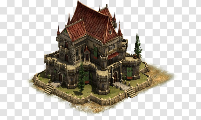 Forge Of Empires High Middle Ages Early Late - Mansion - Townhall Transparent PNG