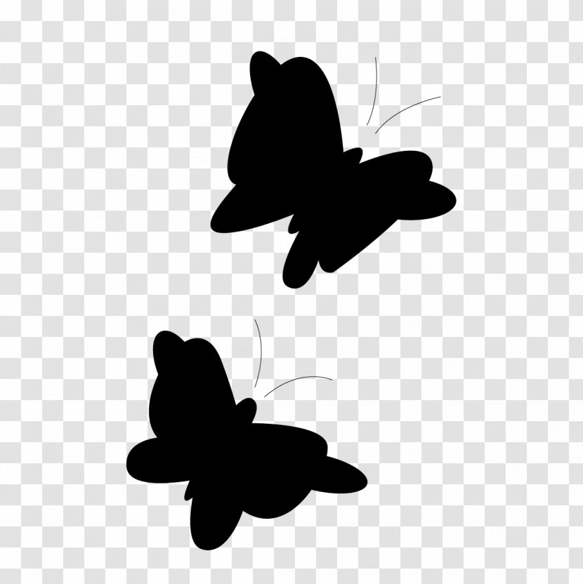 Insect Clip Art Silhouette Membrane - Wing - Blackandwhite Transparent PNG