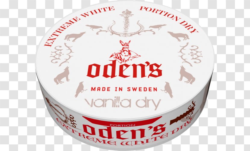 žvýkací Tabák Odens Cold Extreme White Dry Portion 10g Food Font Brand Chewing Tobacco - Norway Switzerland Transparent PNG