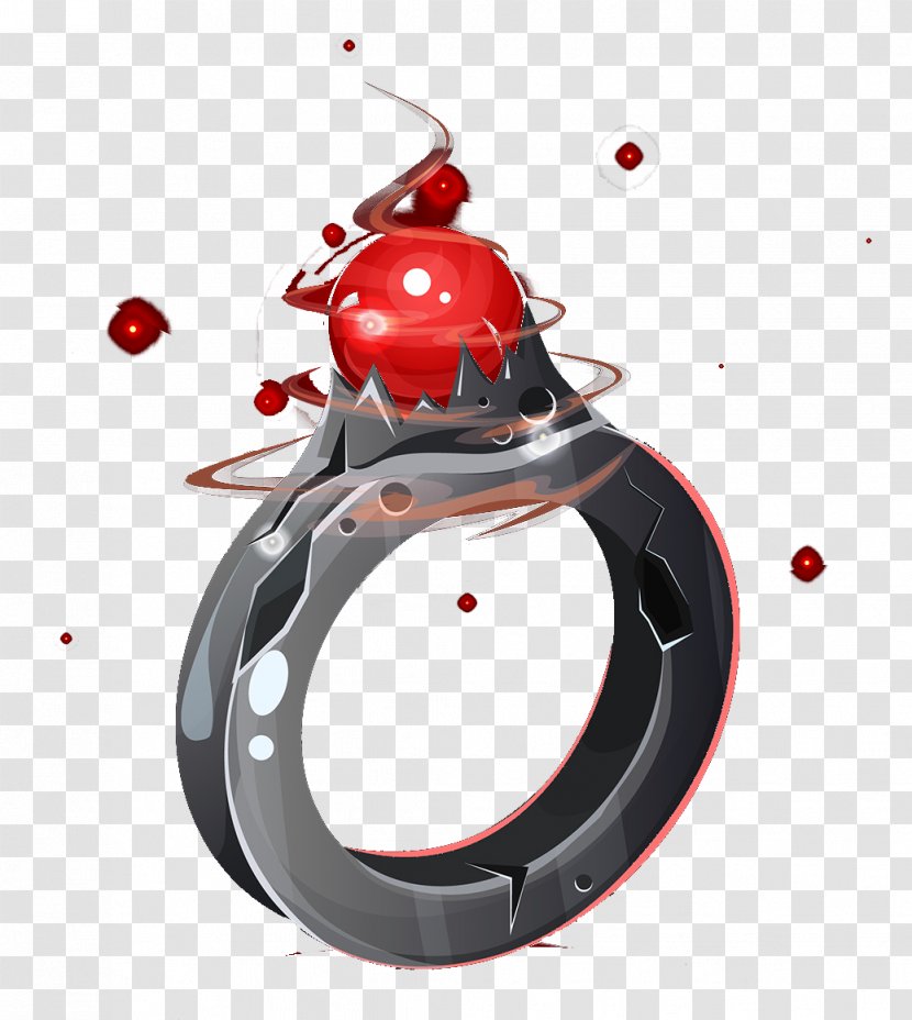 Earring Ruby - Ring Transparent PNG