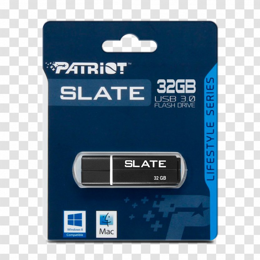 USB Flash Drives Patriot Slate 3.0 Memory - Usb Transparent PNG
