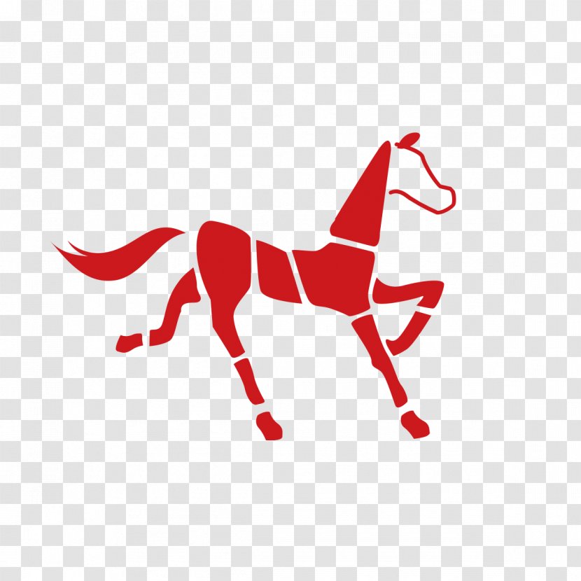 Horse Red Clip Art - Fictional Character - Running Transparent PNG