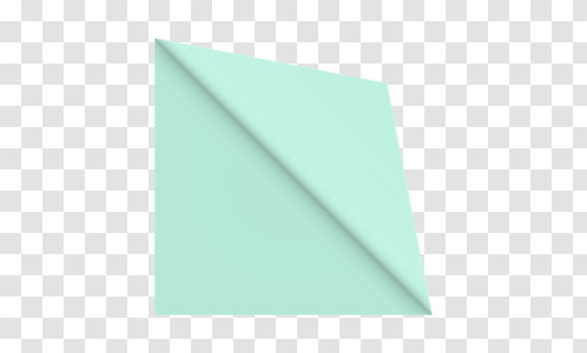 Paper Line Angle Art - Green Transparent PNG