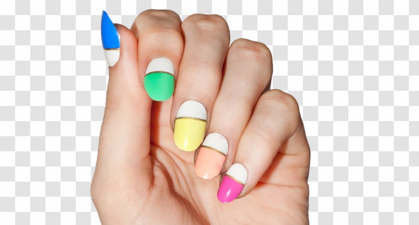 Nail Polish Manicure Artificial Nails Hand Model - Finger Transparent PNG