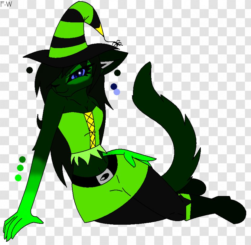 Frog Legendary Creature Clip Art - Grass - Witch Cat Transparent PNG
