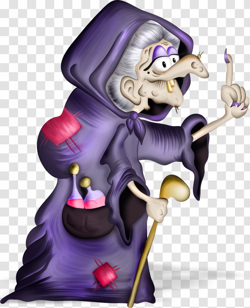 Baba Yaga Cartoon Drawing Animation Witchcraft - Figurine - Witch Transparent PNG