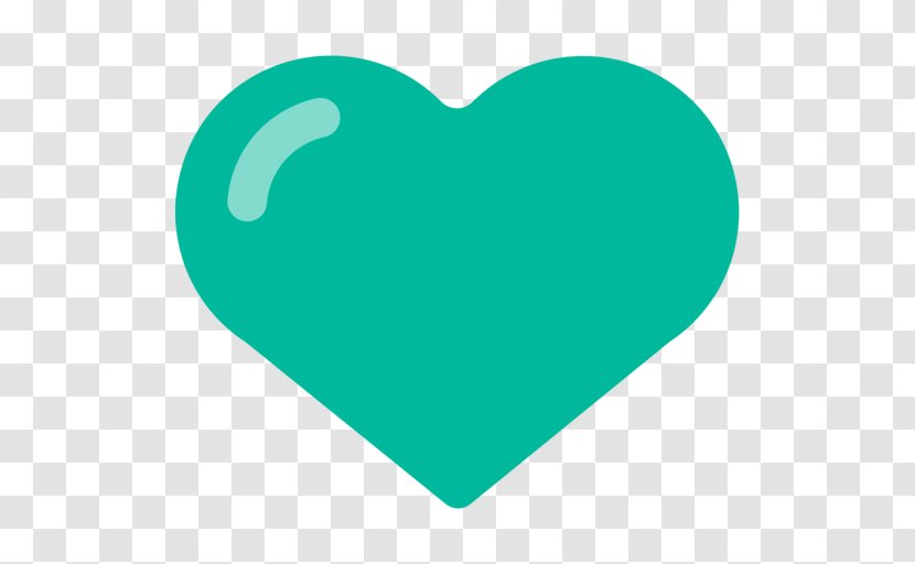 Emoji Green Symbol Heart Sticker Transparent PNG