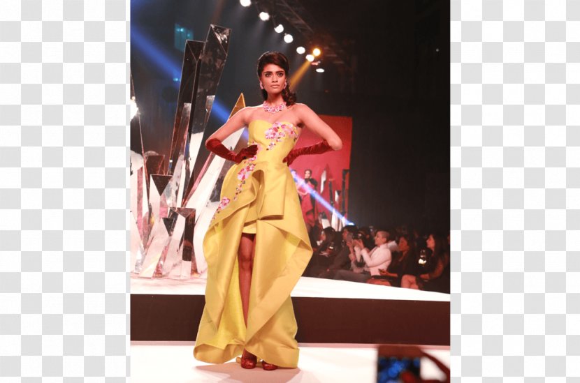 Haute Couture Fashion Show Runway Model - Dreamy Colors Transparent PNG