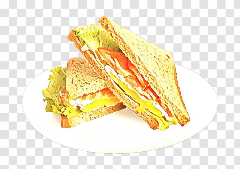 Food Dish Cuisine Ham And Cheese Sandwich Ingredient - Junk - Fast Breakfast Transparent PNG
