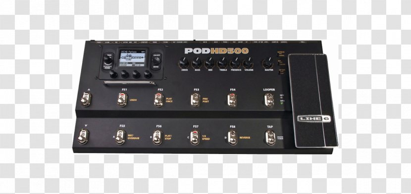 Line 6 POD HD500X Effects Processors & Pedals Guitar - Tree - Effect Transparent PNG