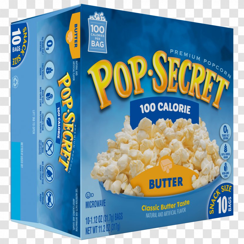 Microwave Popcorn Kettle Corn Pop Secret Calorie - Drink Transparent PNG