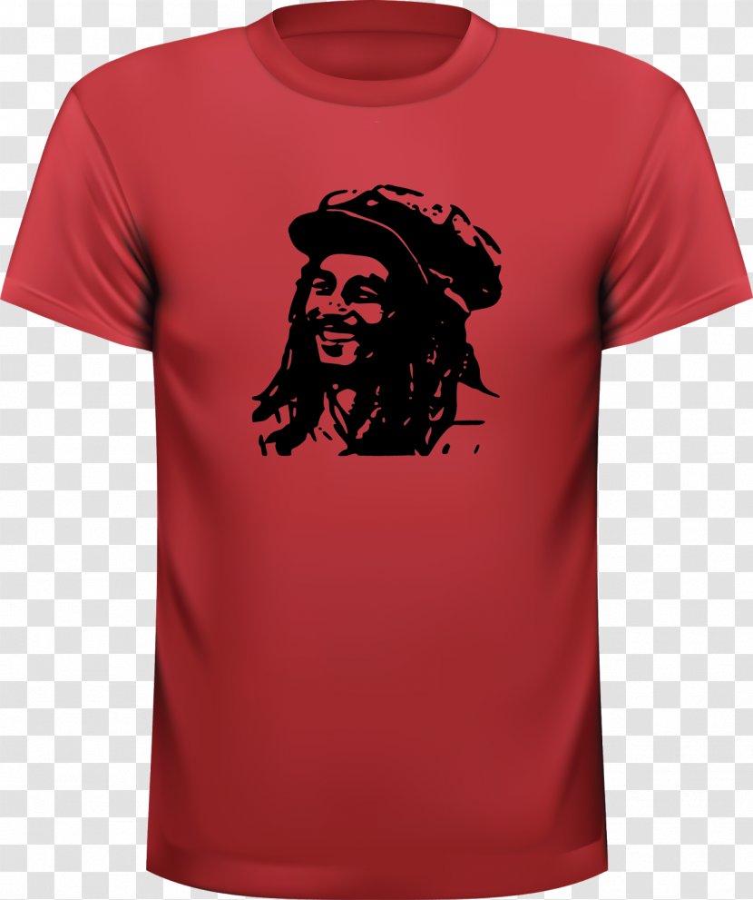T-shirt Hoodie Sleeve Clothing - Top - Bob Marley Transparent PNG