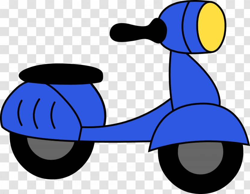 Scooter Motorcycle Moped Clip Art - Free Content - Cliparts Transparent PNG