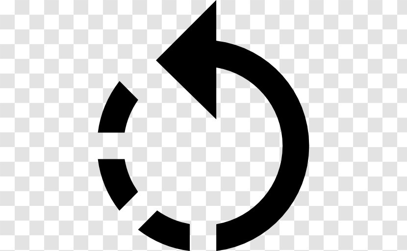 Arrow User Interface Recycling Symbol - Monochrome Transparent PNG