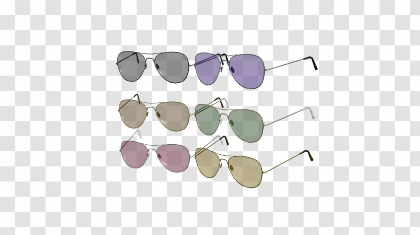 Aviator Sunglasses Eyewear Goggles - Purple - Sunglass Transparent PNG