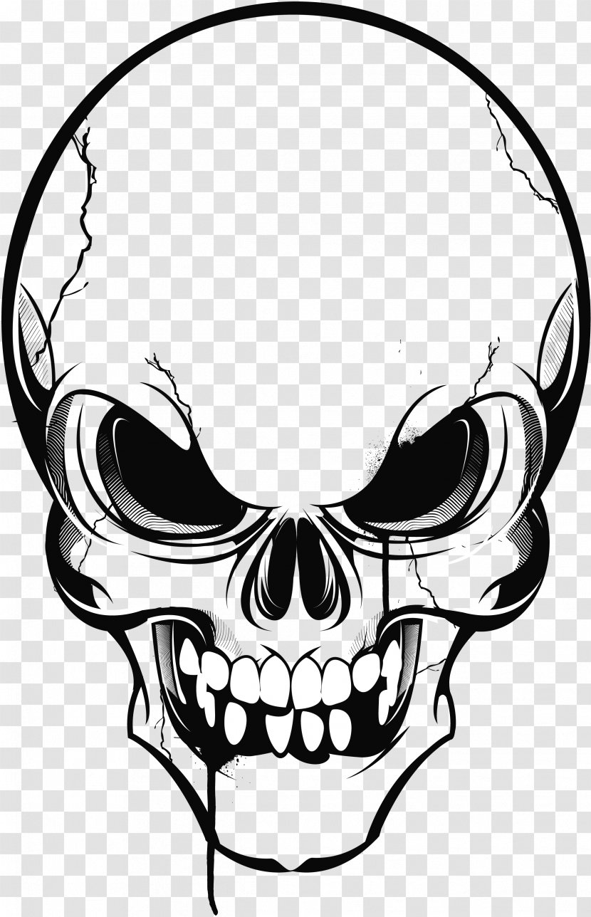 Calavera Skull Drawing Clip Art - Head - Skulls Transparent PNG