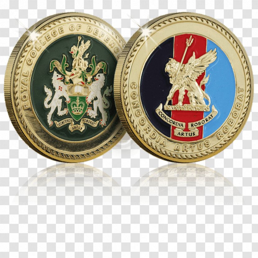 Challenge Coin Badge Royal Air Force Emblem - Brass Transparent PNG