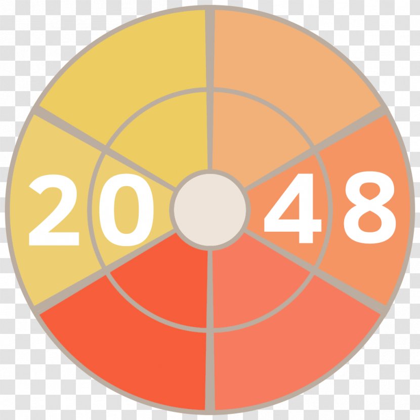 0 Circular 2048 Defeater Get Algebrica - Orange - Swipe Transparent PNG