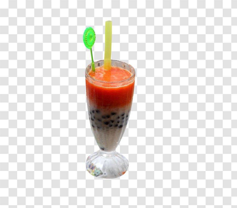 Milkshake Smoothie Juice Bubble Tea Health Shake - Food - Papaya Sago Black Pearl Transparent PNG