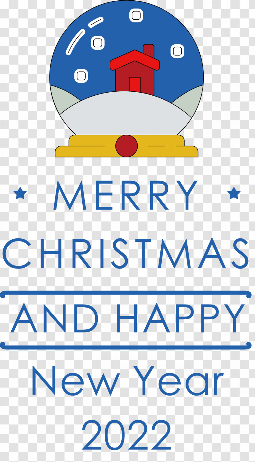 Merr Christmas Happy New Year 2022 Transparent PNG