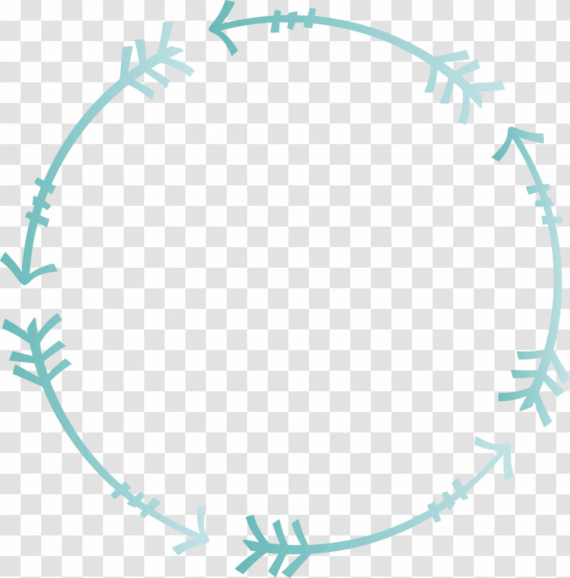 Boho Arrow Frame Transparent PNG