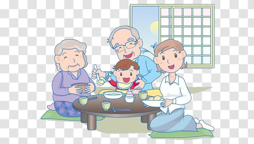 Cartoon Drawing Stock Illustration - Senior Man - Hello Baby Eat Transparent PNG