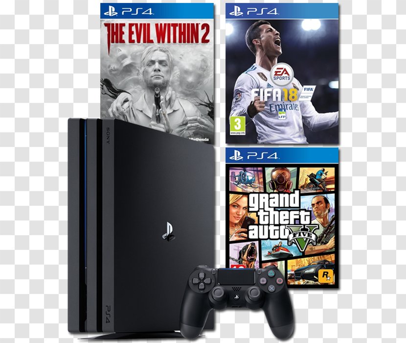 Grand Theft Auto V FIFA 18 PlayStation 2 4 - Evil Within Transparent PNG