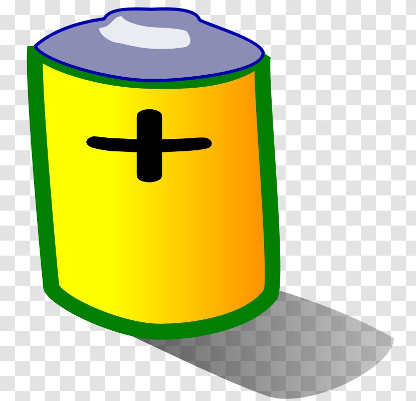 Laptop Battery Charger Clip Art - Yellow - Cliparts Transparent PNG
