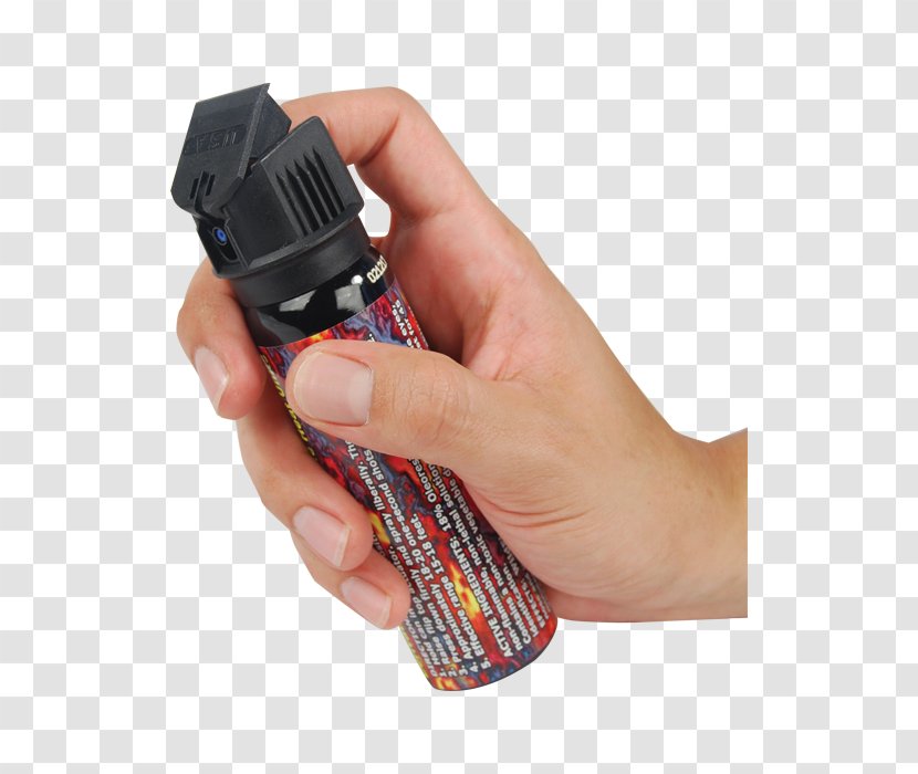 Pepper Spray Mace Aerosol Flip-top Police Transparent PNG