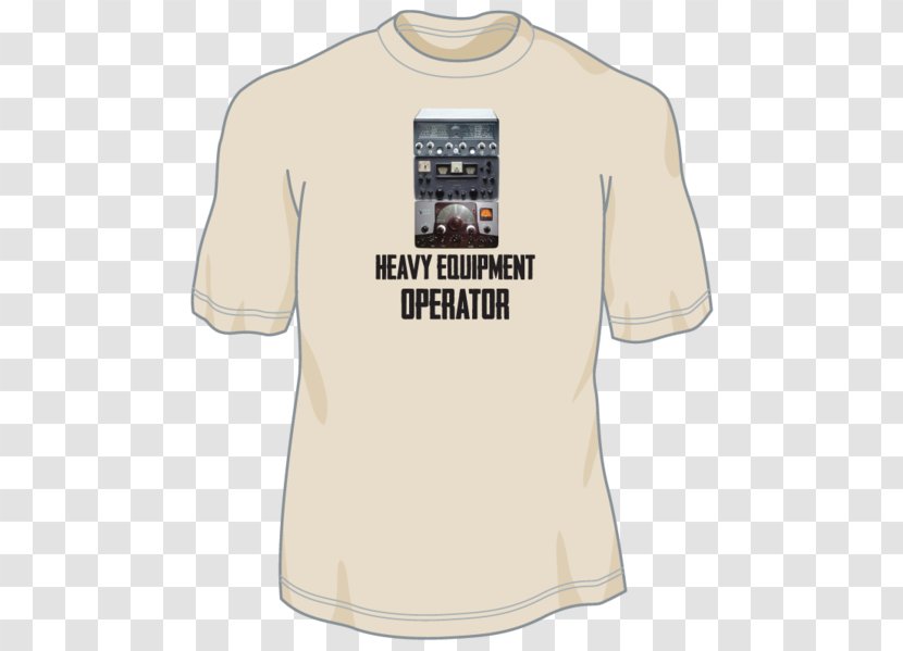 T-shirt Heavy Equipment Operator Radio - Top Transparent PNG