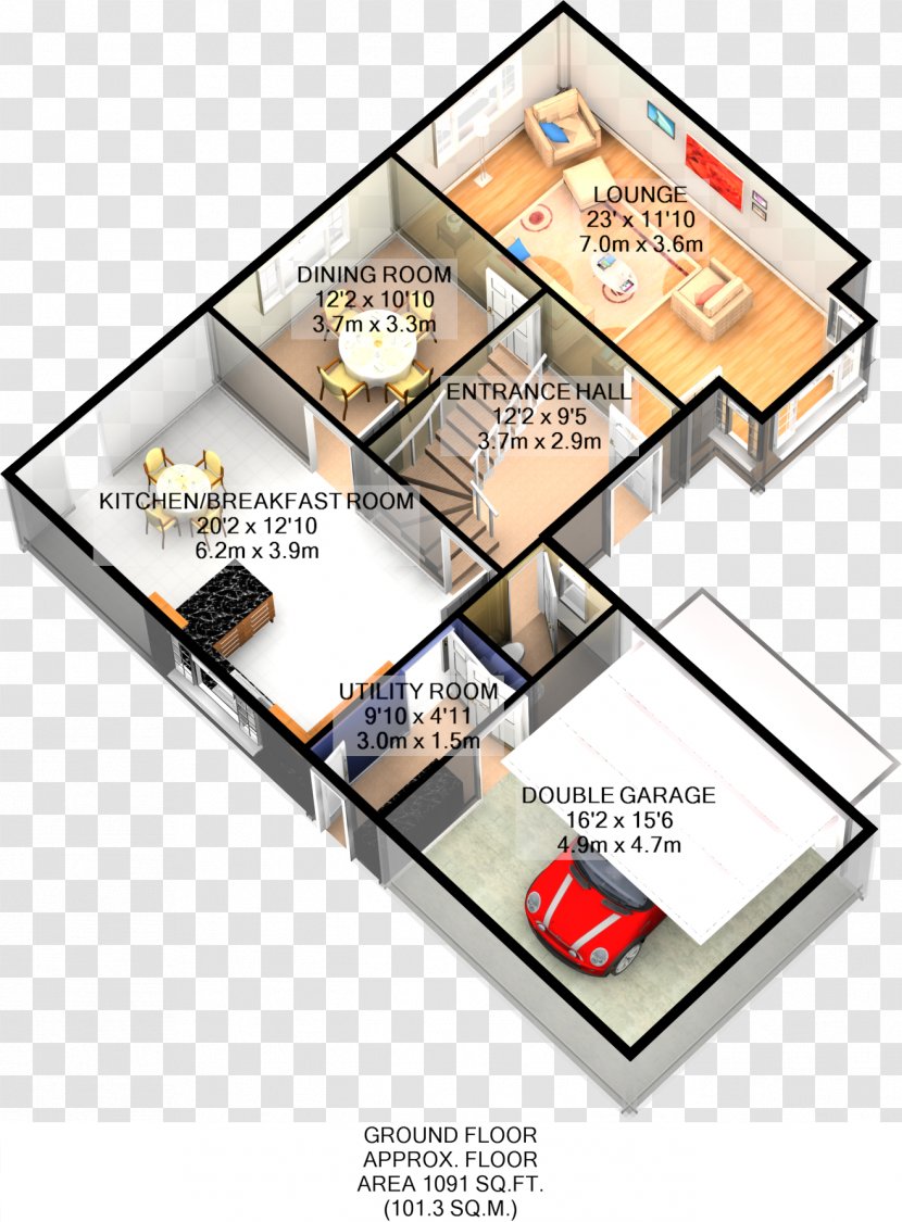Floor Plan Product Design - Woods Ferry House Transparent PNG