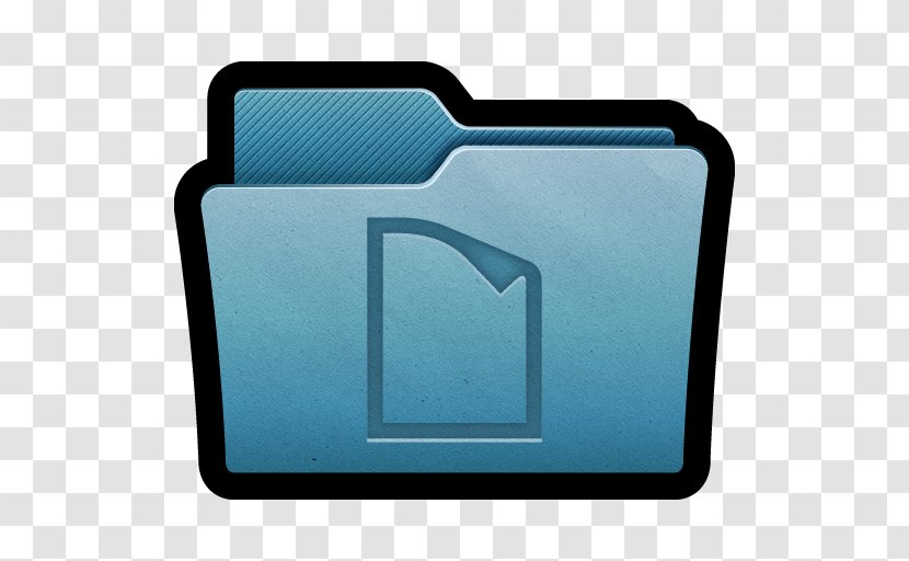 Blue Rectangle Font - Sharepoint - Folder Documents Transparent PNG