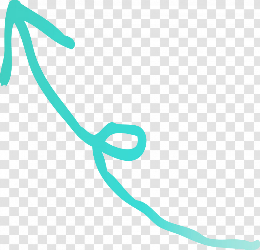 Aqua Turquoise Teal Line Transparent PNG