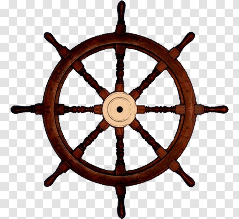 Ship's Wheel Rudder Clip Art - Boat Transparent PNG