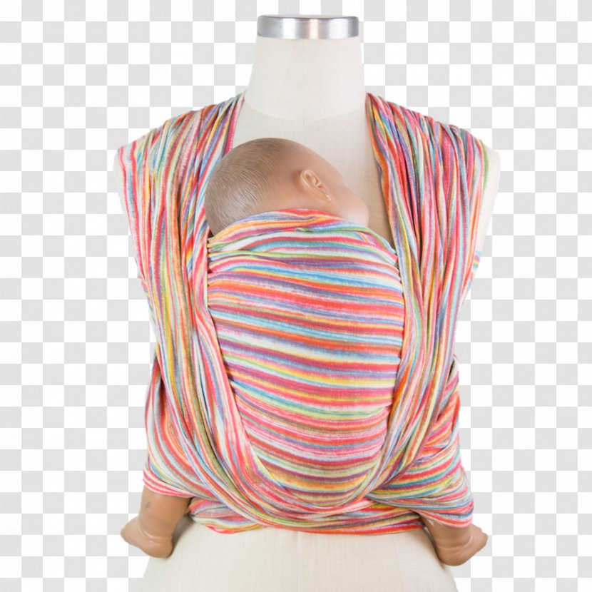 Baby Sling Babywearing Infant Transport Woven Fabric - Shoulder - Bali On Main Transparent PNG