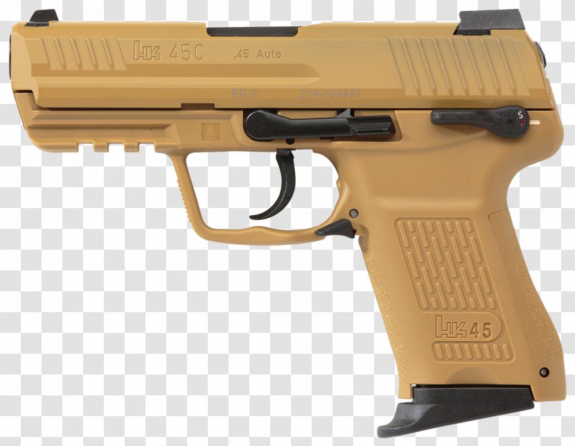Trigger Firearm Heckler & Koch HK45 Weapon Gun Barrel - P30 Transparent PNG