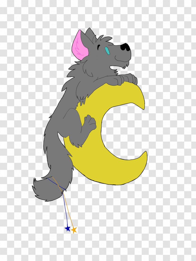 Canidae Cat Clip Art Illustration Dog - Character - Wolf And Moon Transparent PNG